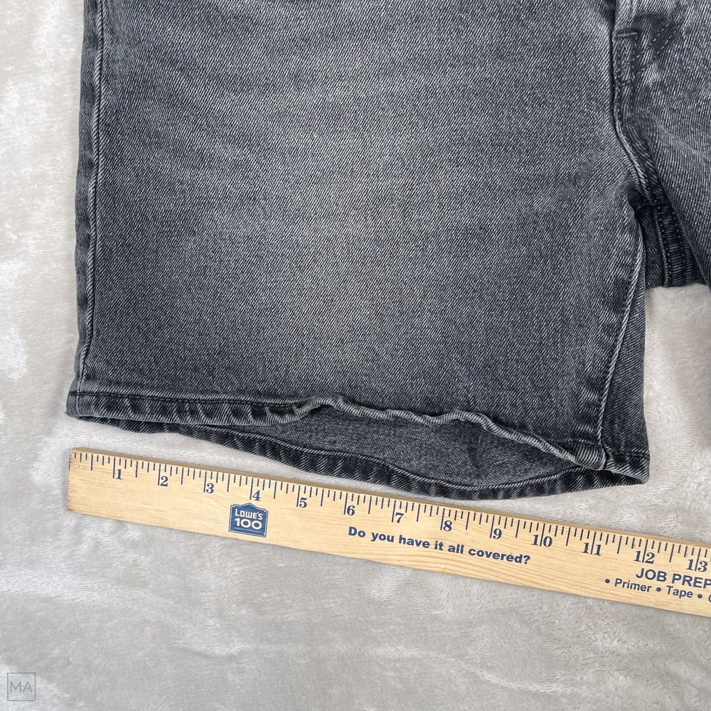 Levi's Women's 501 Shorts Denim Button Fly Casual 34 Gray - Picture 7 of 8
